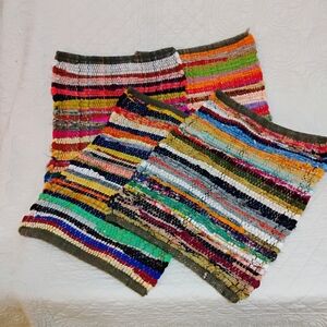 Chardin Home Colorful Woven Placemats Set Of 4